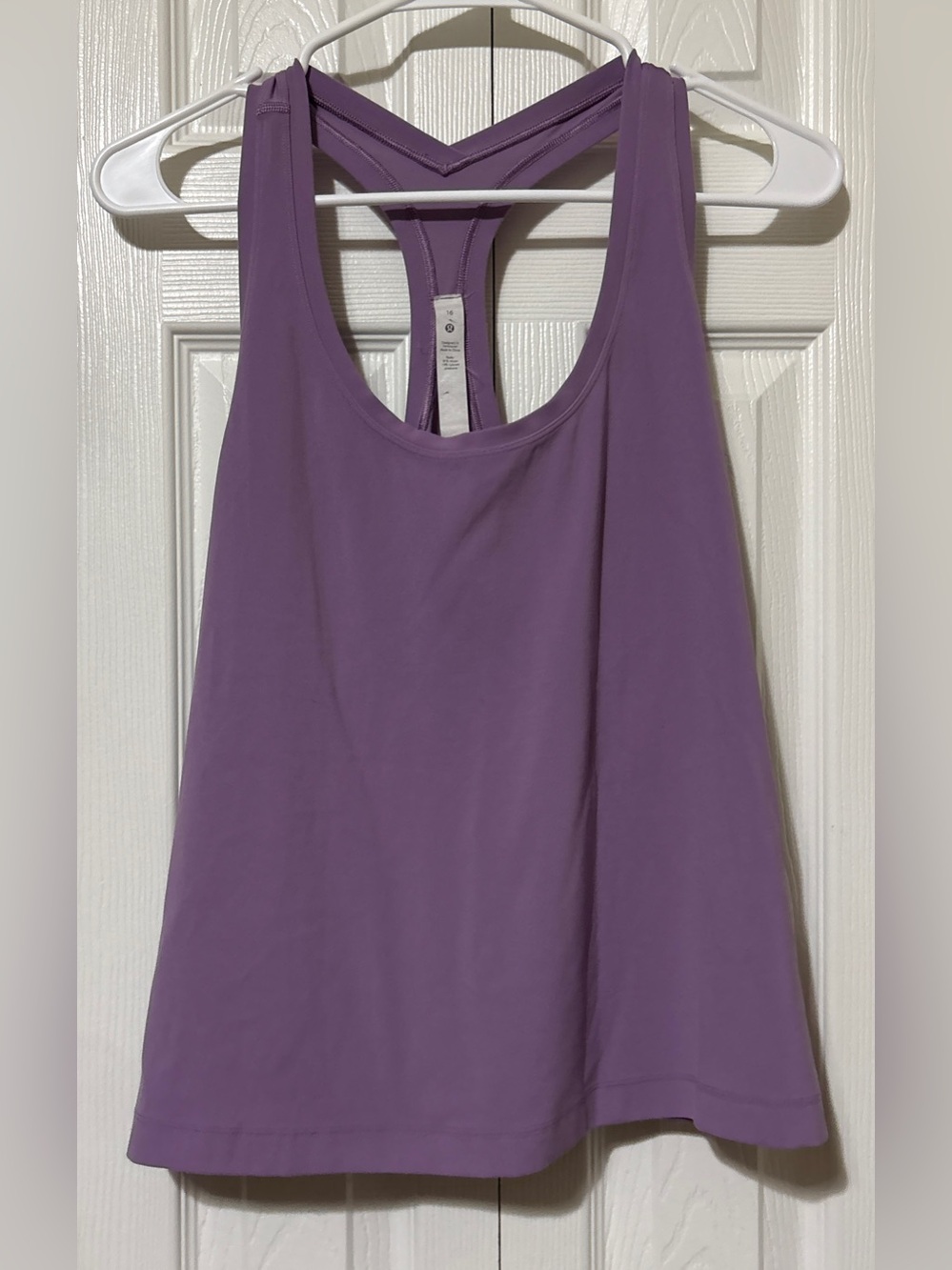 Lululemon Cool Racerback Short Tank Top *Nulu Wisteria Purple size 16